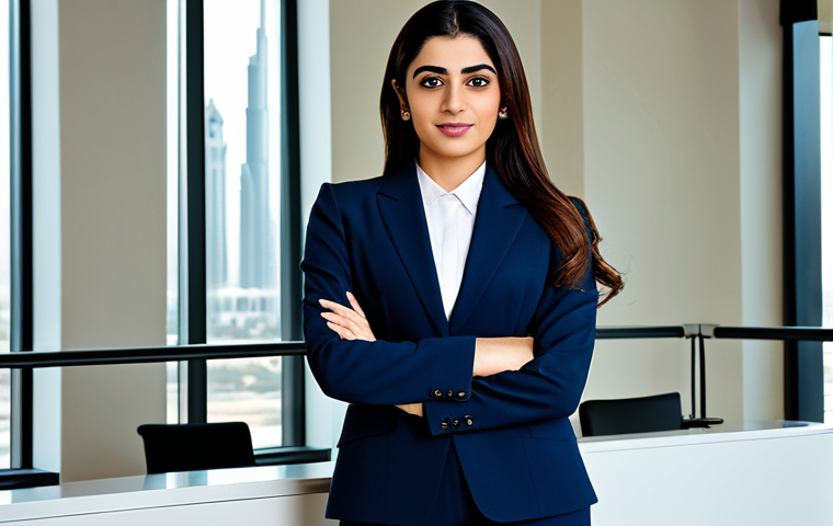 기업용 AI 솔루션 - **

"A professional Arab businesswoman in a modest, tailored business suit, standing in a modern off...